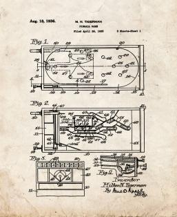 Monopoly Game Patent Print Poster Item#10287: Frame a Patent