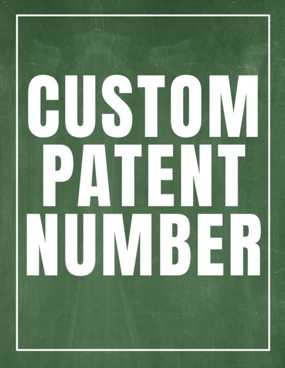 Custom Patent Print