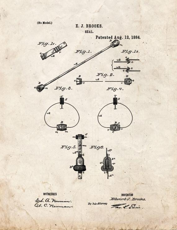 Seal Patent Print