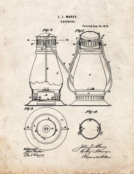 Lantern Patent Print